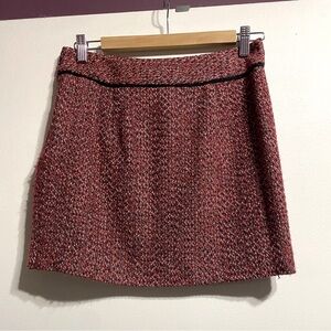 Tweed mini skirt